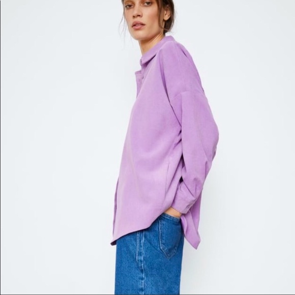 Zara Tops - Zara oversized corduroy shirt